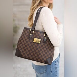 COA/ Louis Vuitton Damier Canvas Hampstead pm bag
